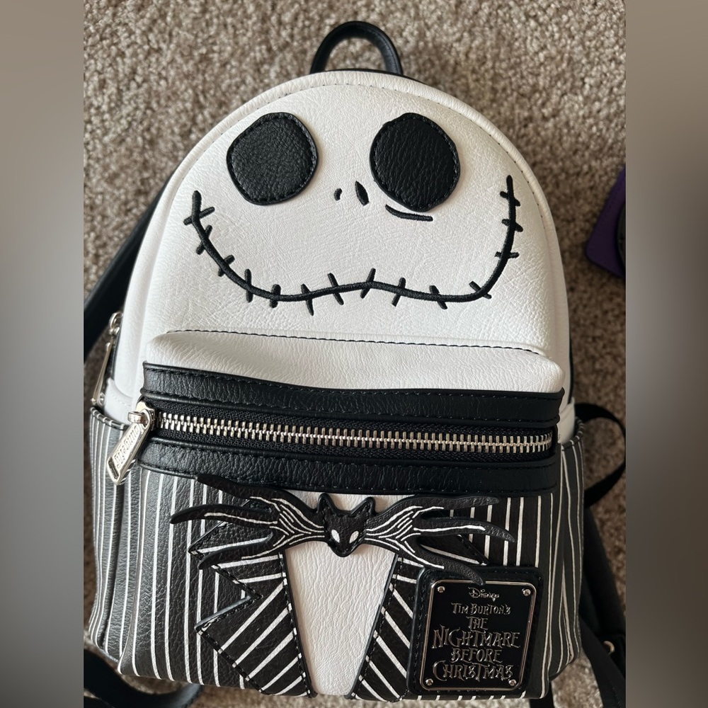 Loungefly Nightmare Before Christmas backpack and wallet combo